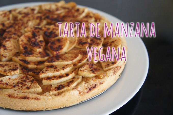 Tarta de manzana vegana