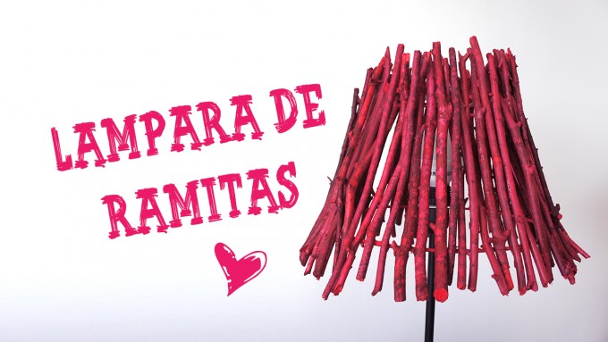 Lámpara de ramitas