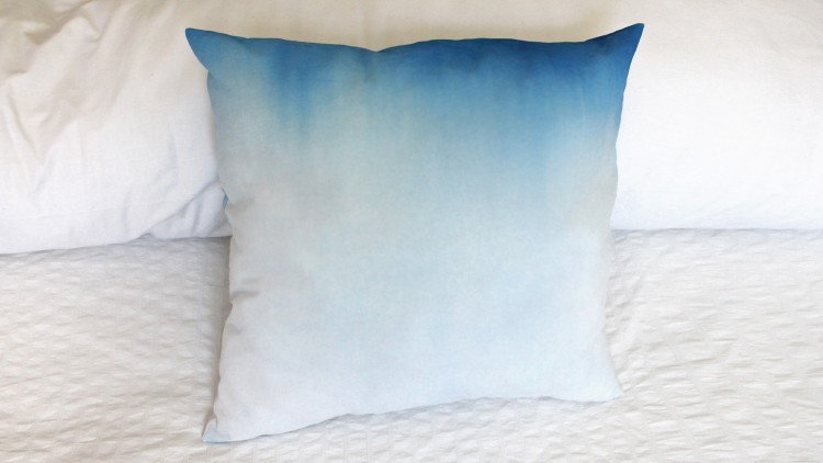 Pintura textil en degradado